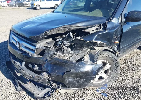 2006 Honda Pilot Ex-L из США, поврежденный, VIN 2HKYF18756H552064